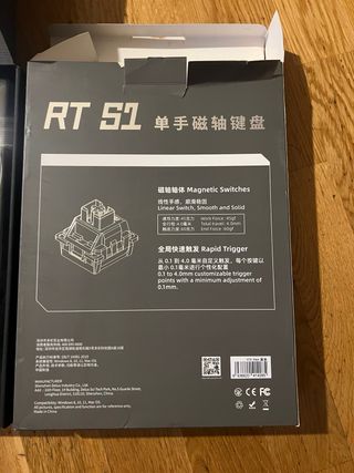 Teclado Gaming para una Mano Delux Negro