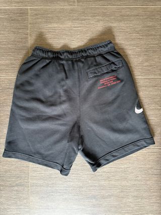 Pantaloncini Nike neri con doppio swoosh