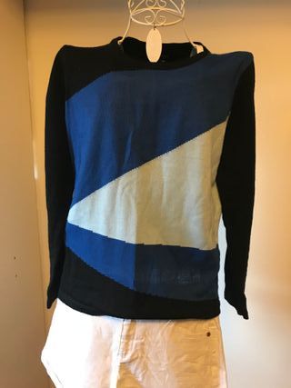 Jersey Festa Talla 42 Azul/Negro