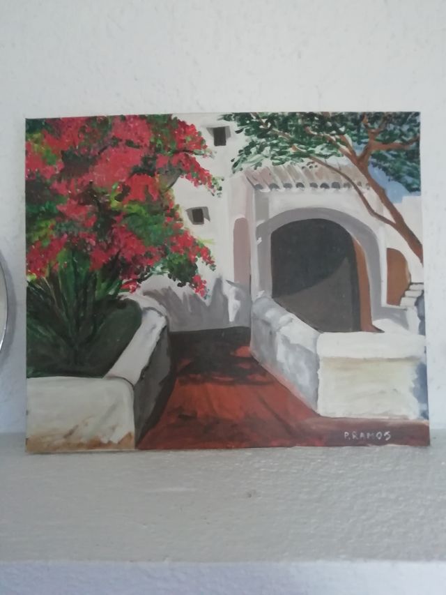 Cuadros sobre lienzo del artista P. Ramos 