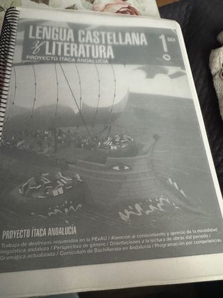 Libro Lengua Castellana y Literatura 1 Bach