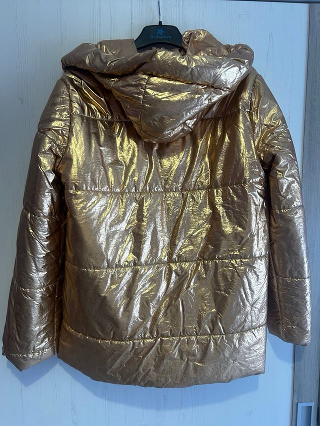 Chaqueta dorada mujer