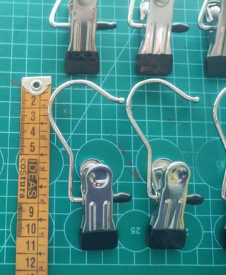 10 Ganchos con Pinzas Metálicas y 21 en forma de s