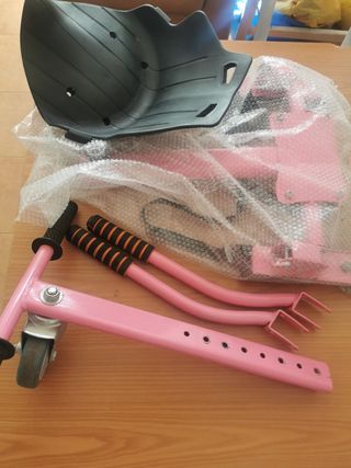 Silla para hoverboard rosa