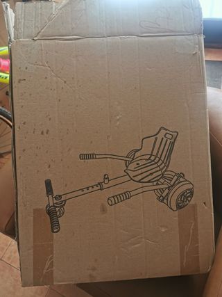 Silla para hoverboard rosa