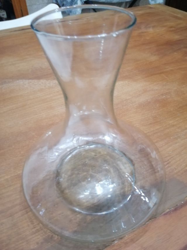 Escanciador de vino de cristal