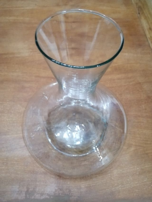 Escanciador de vino de cristal