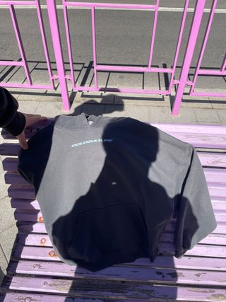 Sudadera COLDCULTURE gris y azul