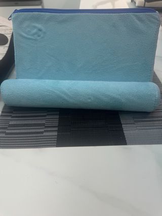 Supporto per tablet azzurro
