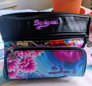 Bolso Desigual Negro Multicolor