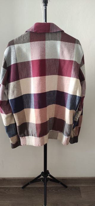 Chaqueta Zara Cuadros Talla M