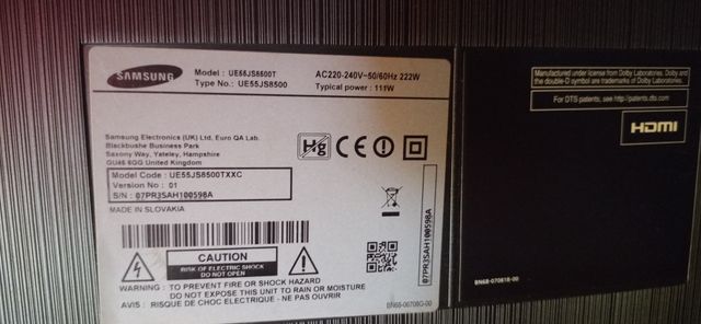 TV Curva Samsung 55 Negra