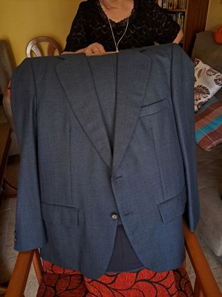Traje de chaqueta azul 