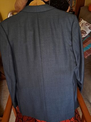 Traje de chaqueta azul 
