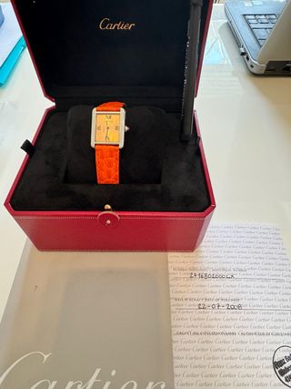 Cartier Tank Solo Esfera Logo Ref: 2716
