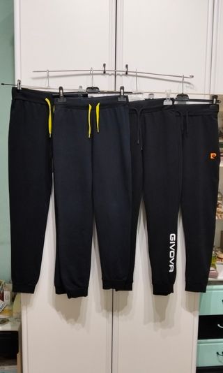 Lotto 4 pantaloni tuta bambino 12 anni