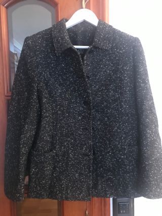 Americana gris jaspeada talla 44