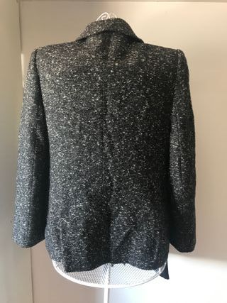 Americana gris jaspeada talla 44