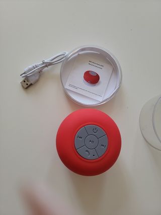 Altavoz Bluetooth Waterproof Rojo
