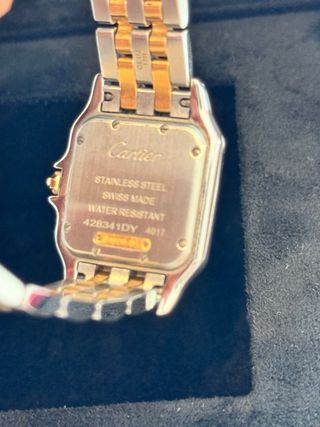 Cartier Panthère Acero y Oro Talla Mediana