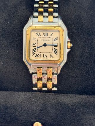 Cartier Panthère Acero y Oro Talla Mediana