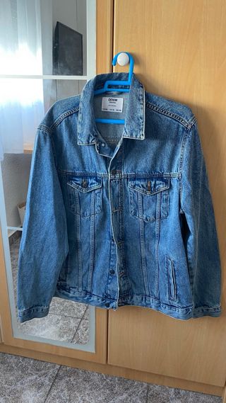 Chaqueta vaquera Bershka hombre XL