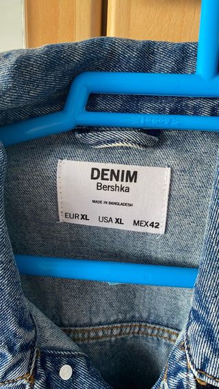 Chaqueta vaquera Bershka hombre XL