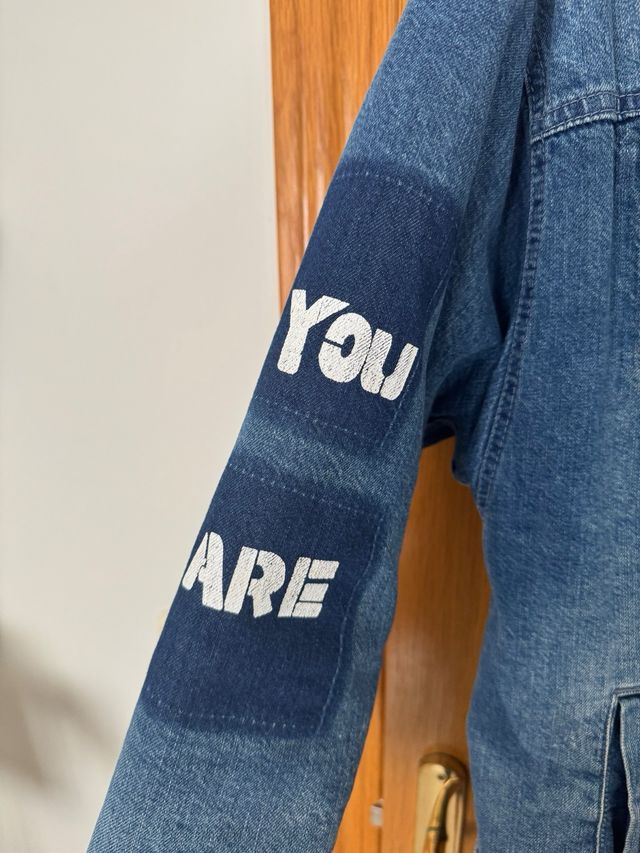 Abrigo vaquero Zara forrado