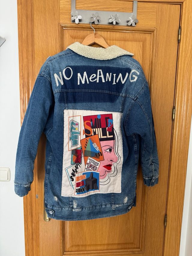 Abrigo vaquero Zara forrado