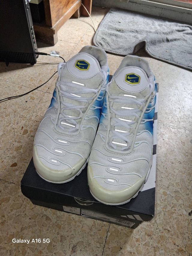 Zapatillas Nike TN Talla 44 Azul/Blanco