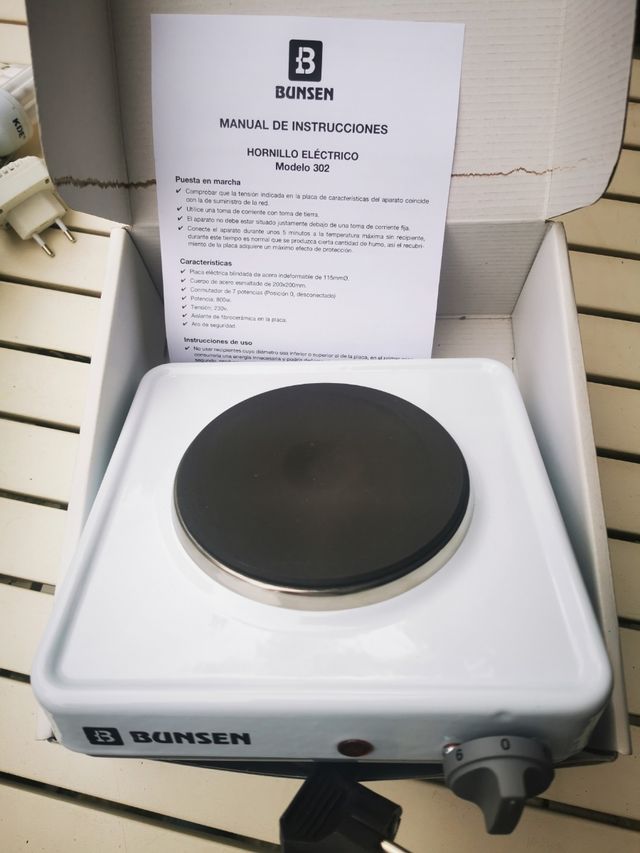 Hornillo Eléctrico Bunsen Modelo 302