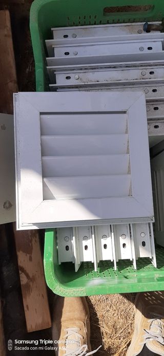 Rejillas de ventilación aluminio