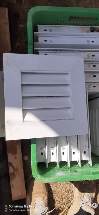 Rejillas de ventilación aluminio
