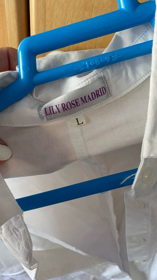 Camisa larga mujer blanca
