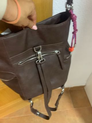 Bolso Mochila Desigual Marrón