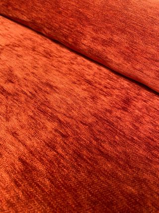 Tessuto Ciniglia Arancione