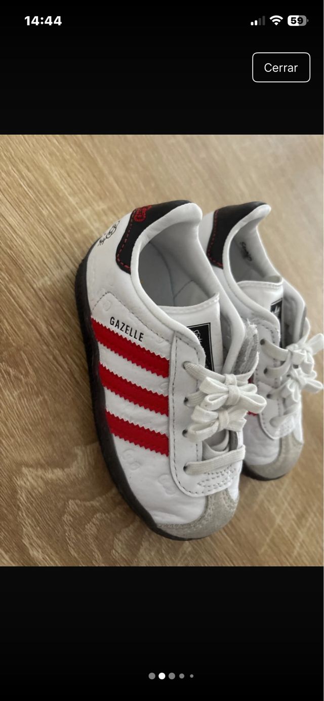 Zapatillas Adidas Gazelle Niña Talla 23.5