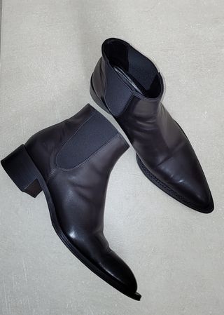 Stivaletti calzaturificio Lario pelle neri