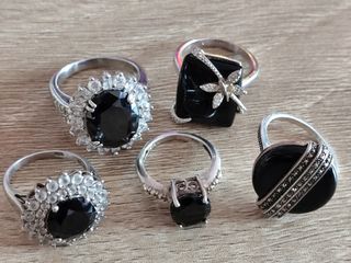 Anillos de Plata con Ónix.