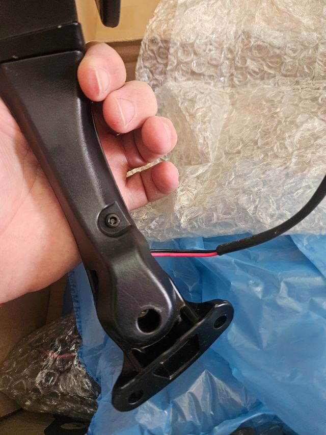 Coppia di specchietti retrovisori da moto Kawasaki LED integrati