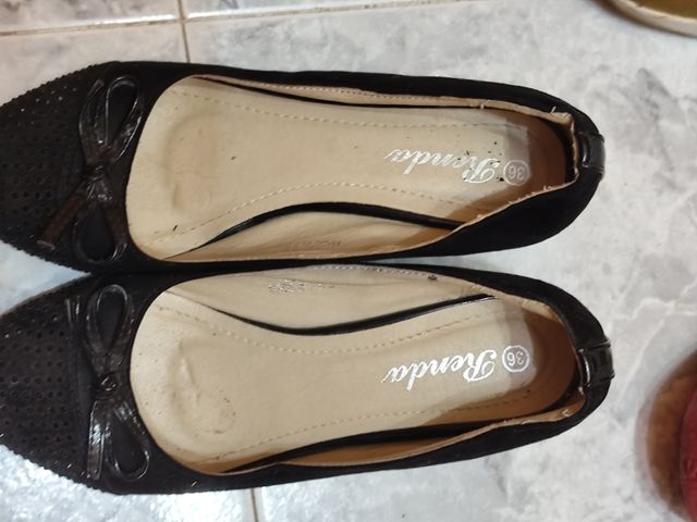 Zapatos planos negros mujer talla 36