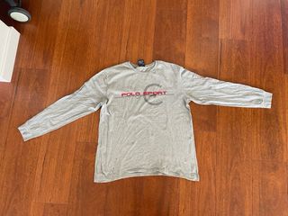Polo Sport Camiseta Vintage Gris Talla L