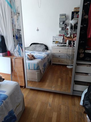 Puertas correderas armario Ikea espejo 50€ c/una