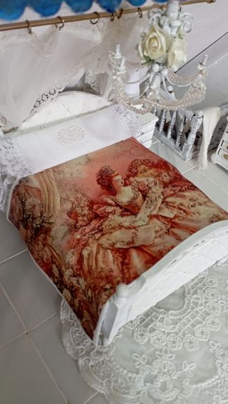 Coperta pile Maria Antonietta dollhouse 1:12