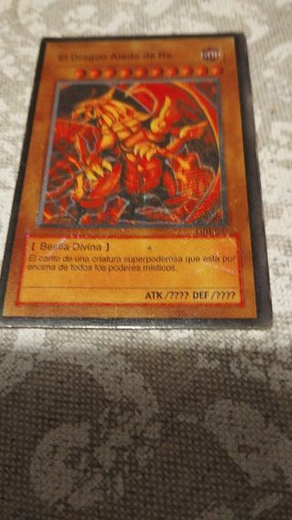 El Dragón Alado de Ra Yu-Gi-Oh! Carta