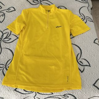 Maillot ciclismo Btwin amarillo Talla XS