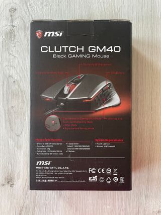 MSI Clutch GM40 Mouse Gaming Nero/Grigio