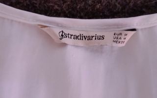 Blusa Stradivarius Verano 2025 Blanca