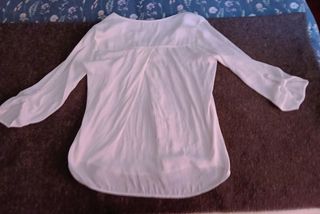 Blusa Stradivarius Verano 2025 Blanca