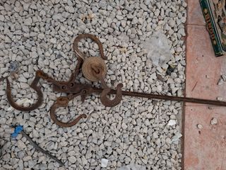 Báscula romana antigua